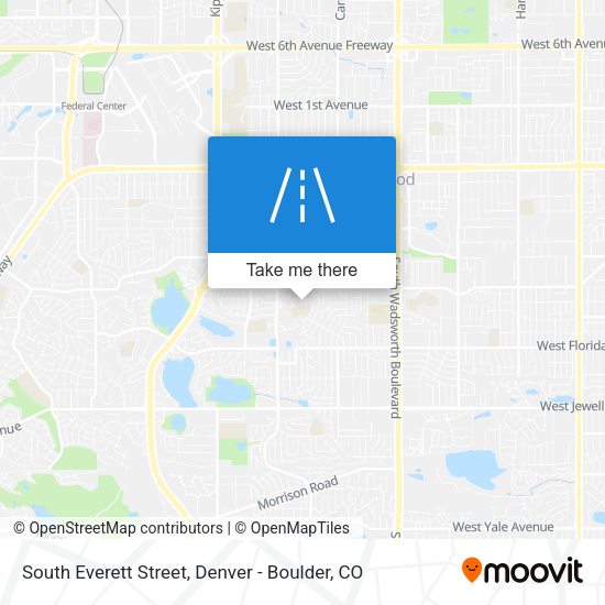 South Everett Street map