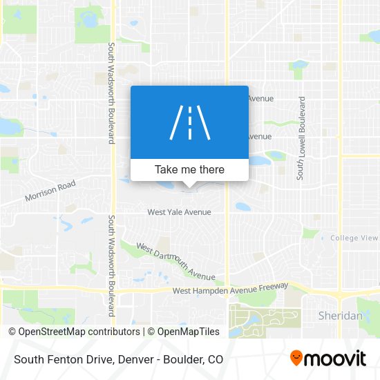 Mapa de South Fenton Drive