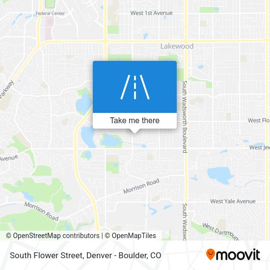 South Flower Street map