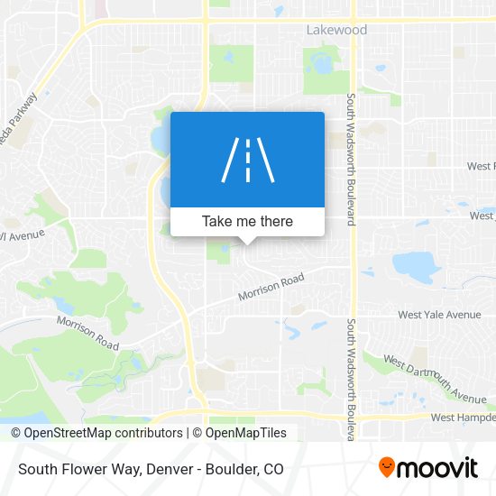 South Flower Way map
