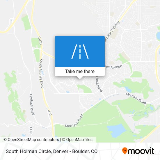 South Holman Circle map