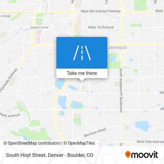 Mapa de South Hoyt Street