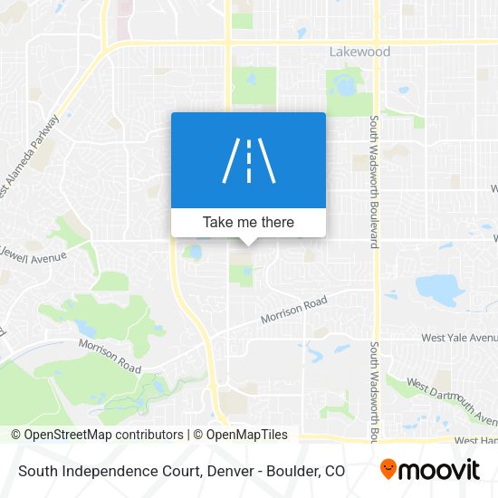 South Independence Court map