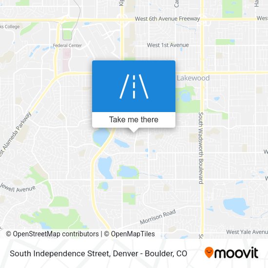Mapa de South Independence Street