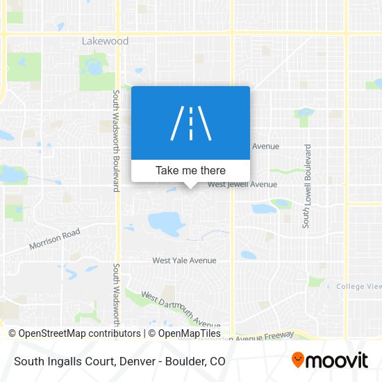 South Ingalls Court map