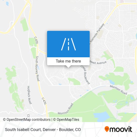 South Isabell Court map