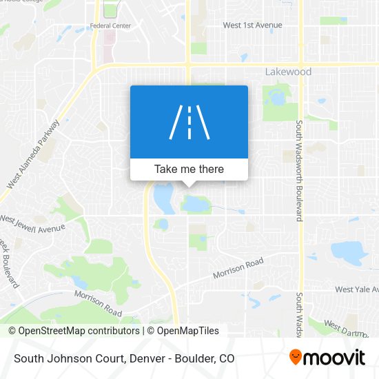 South Johnson Court map