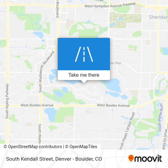 South Kendall Street map