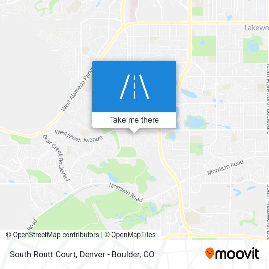 South Routt Court map