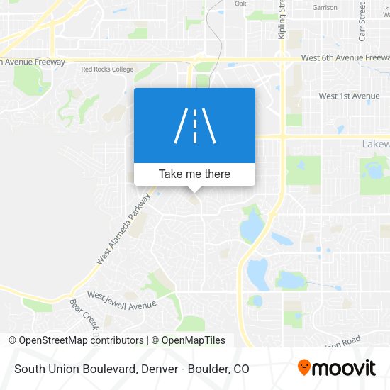 Mapa de South Union Boulevard