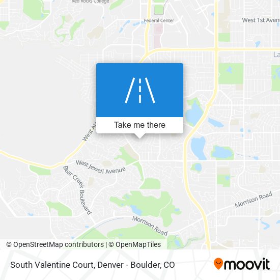 South Valentine Court map
