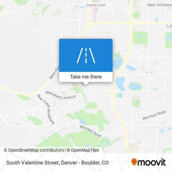 South Valentine Street map