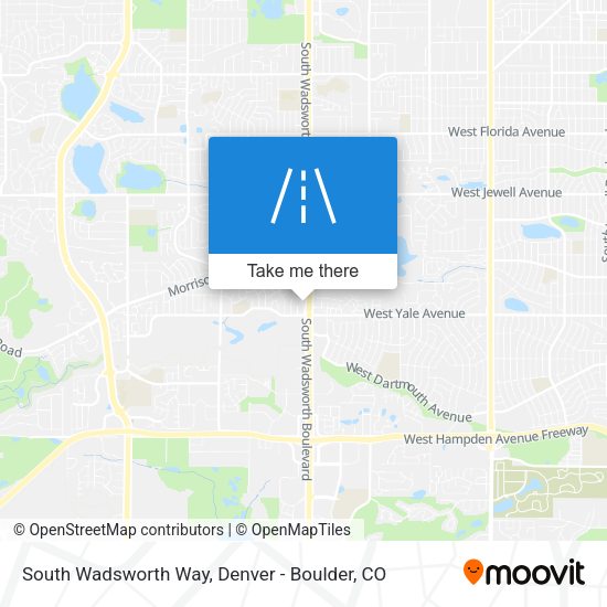 South Wadsworth Way map