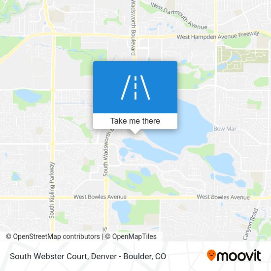 South Webster Court map