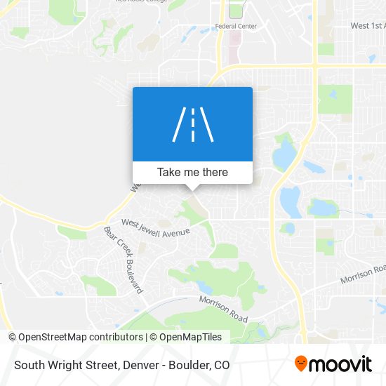 South Wright Street map