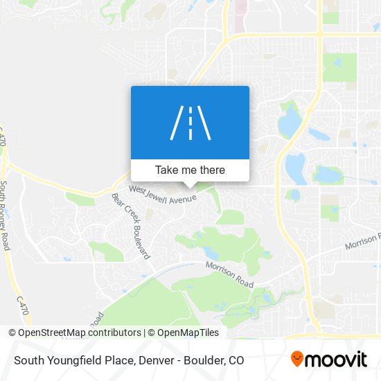 Mapa de South Youngfield Place