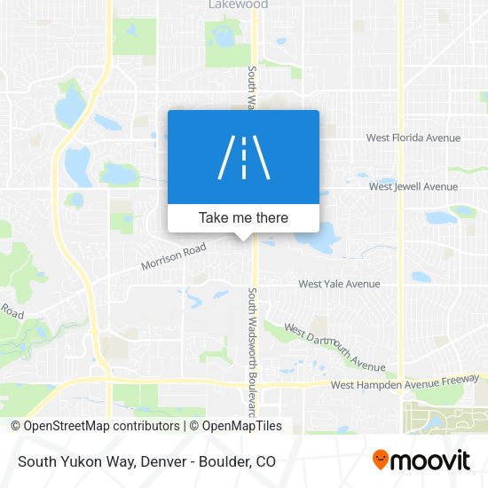 Mapa de South Yukon Way