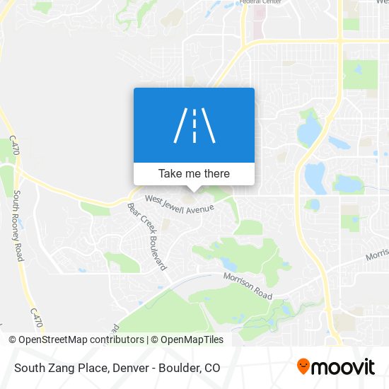 South Zang Place map