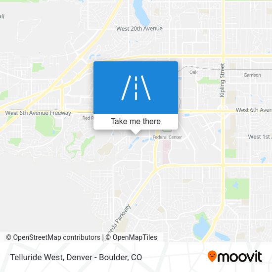 Telluride West map
