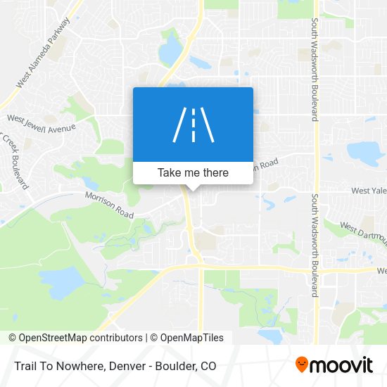 Trail To Nowhere map