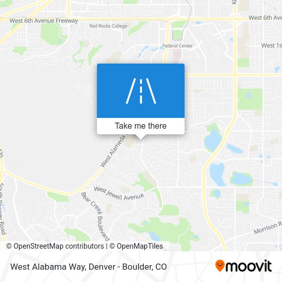 West Alabama Way map