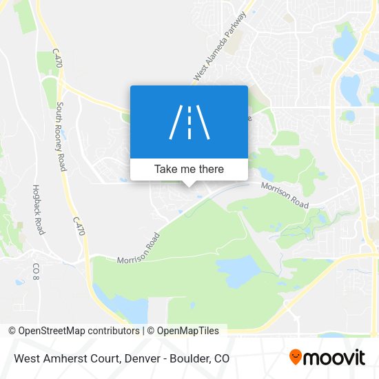 West Amherst Court map