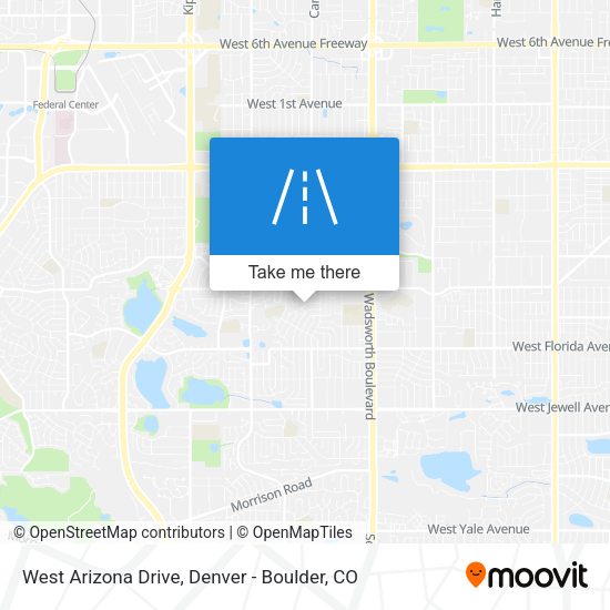 West Arizona Drive map