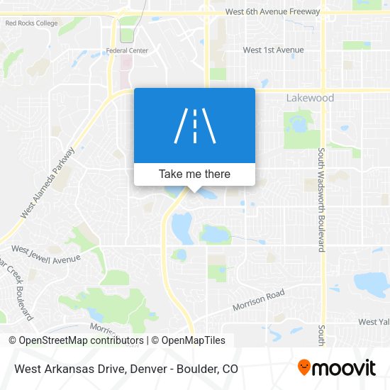 Mapa de West Arkansas Drive