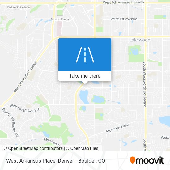 Mapa de West Arkansas Place