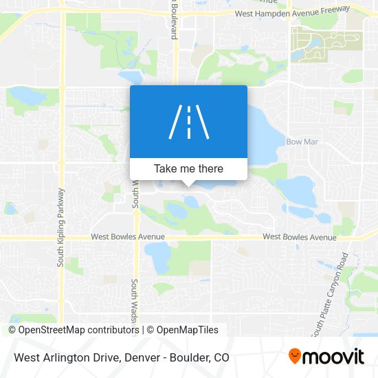 West Arlington Drive map