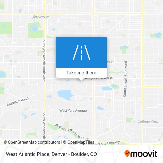 West Atlantic Place map