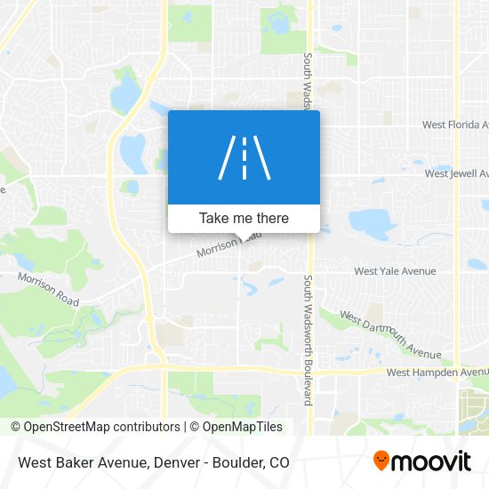 Mapa de West Baker Avenue