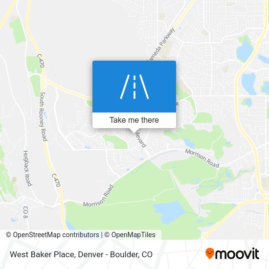 Mapa de West Baker Place