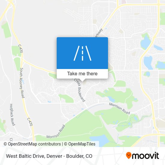 West Baltic Drive map