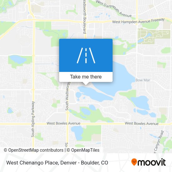 West Chenango Place map