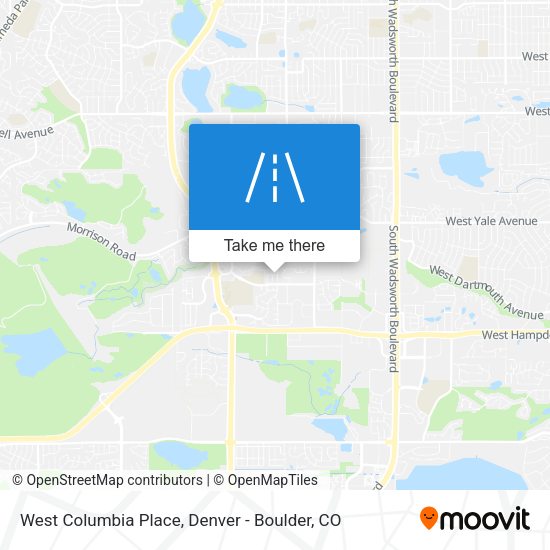 West Columbia Place map