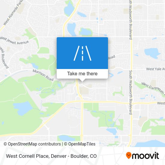 Mapa de West Cornell Place
