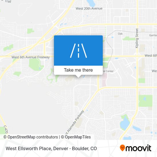 West Ellsworth Place map