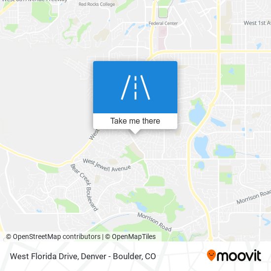 West Florida Drive map