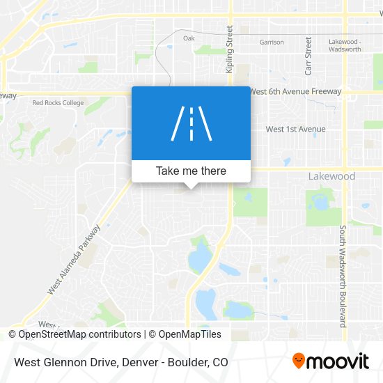 West Glennon Drive map