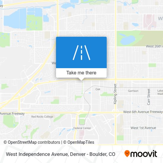 Mapa de West Independence Avenue