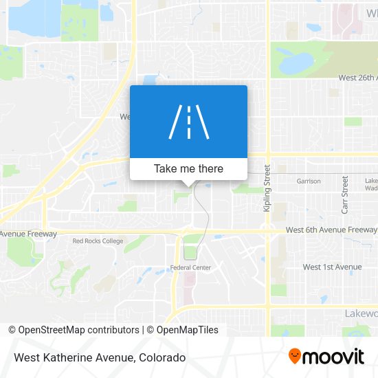 West Katherine Avenue map