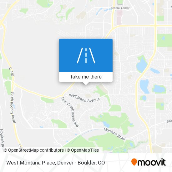 Mapa de West Montana Place