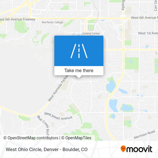 West Ohio Circle map