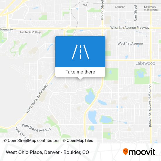 West Ohio Place map