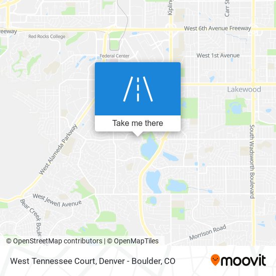 West Tennessee Court map