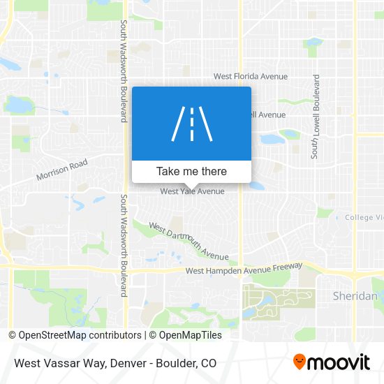 Mapa de West Vassar Way