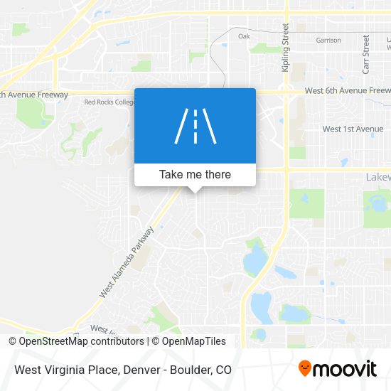 West Virginia Place map