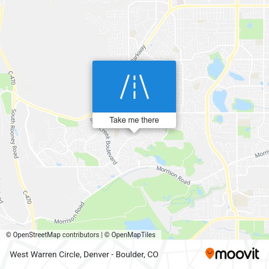 Mapa de West Warren Circle
