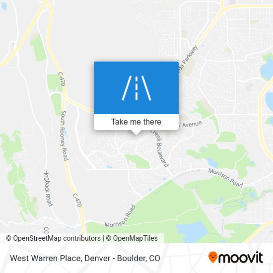 Mapa de West Warren Place